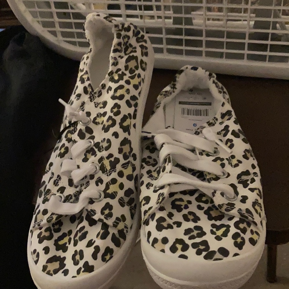 Cute leopard print sneakers brand new